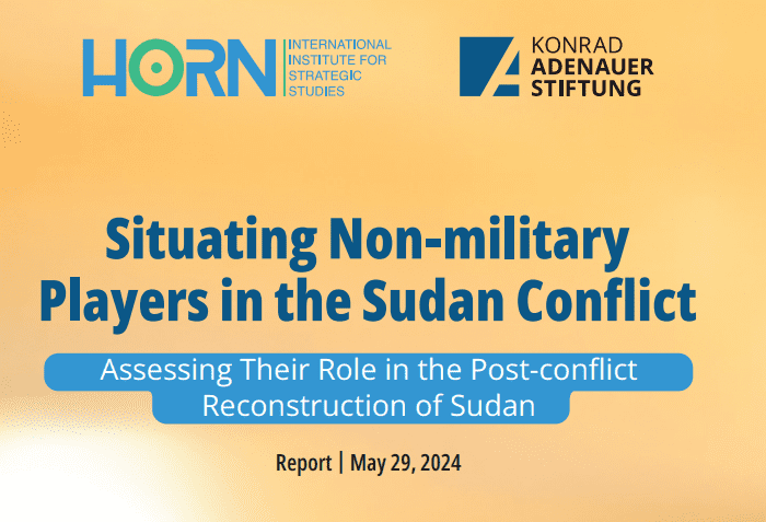 Situating Non-Military Players in the Sudan Conflict Conflict - Assessing Non-Military Players Role in the Post-Conflict Reconstruction
